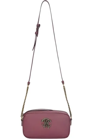Roberto Cavalli Dames, Tassen, Rood, Maat: ONE Size Leer