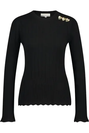 Fabienne Chapot Dames, Truien, Zwart, Maat: M