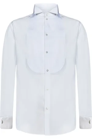 Emporio Armani Heren, Overhemden, Wit, Maat: 3XL Katoen