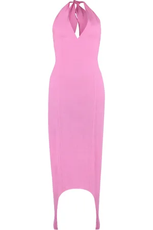 Patou Dames, Jurken, Roze, Maat: S Katoen