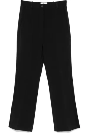 Elisabetta Franchi Dames, Broeken, Zwart, Maat: XL Poliester