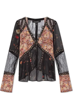 AllSaints Dames, Blouses & Shirts, Veelkleurig, Maat: M