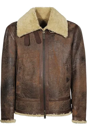 Dsquared2 Heren, Jassen, Bruin, Maat: S Katoen
