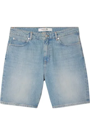 Lacoste Heren, Korte broeken, Blauw, Maat: W32 Denim