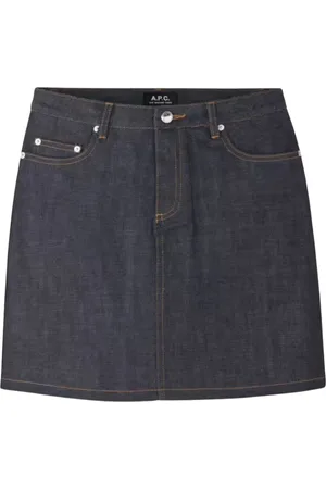 A.P.C. Dames, Rokken, Blauw, Maat: M Denim