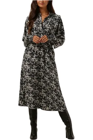 Co`Couture Dames, Jurken, Zwart, Maat: S Katoen