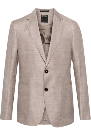 Ermenegildo Zegna Heren, Jassen, , Maat: XL Linnen
