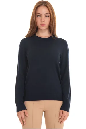 HUGO BOSS Dames, Truien, Blauw, Maat: M Wol