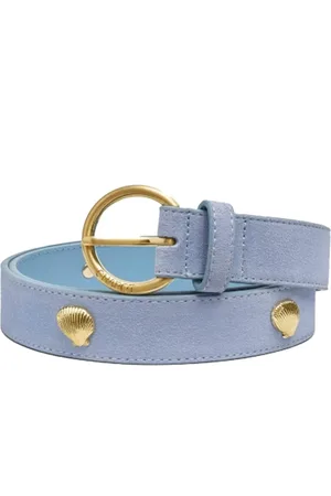 Fabienne Chapot Dames, Accessoires, Blauw, Maat: 85 CM Leer