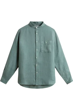 Woolrich Heren, Overhemden, Groen, Maat: M