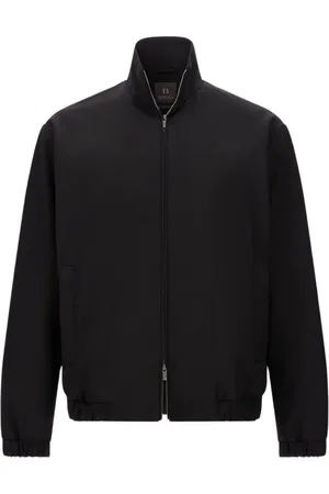 Boggi Milano Heren, Jassen, Zwart, Maat: L Wol