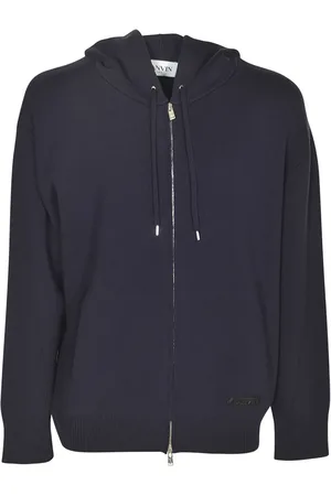 Lanvin Heren, Sweatshirts & Hoodies, Zwart, Maat: M Katoen