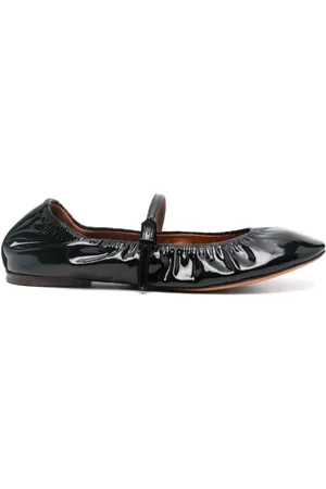 Lanvin Dames, Schoenen, Zwart, Maat: 38 EU Leer