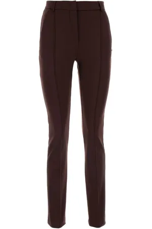 Sportmax Dames, Broeken, Bruin, Maat: XS Nylon