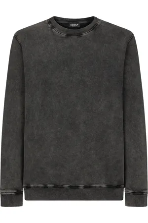Dondup Heren, Sweatshirts & Hoodies, Grijs, Maat: XL Katoen