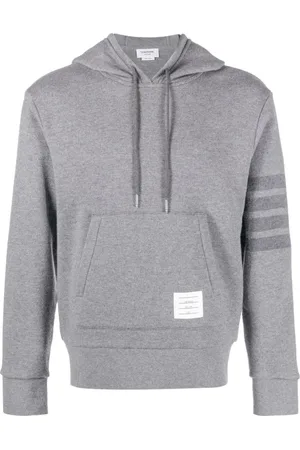 Thom Browne Heren, Sweatshirts & Hoodies, Grijs, Maat: XL Wol