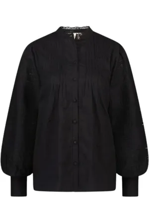 Fabienne Chapot Dames, Blouses & Shirts, Zwart, Maat: L Katoen