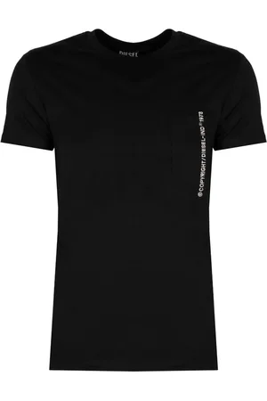 Diesel Heren, Tops, Zwart, Maat: 3XL Katoen