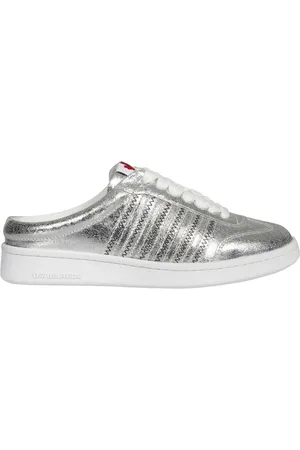 Dsquared2 Dames, Schoenen, Grijs, Maat: 35 EU Leer