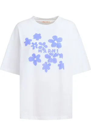 Marni Dames, Tops, Wit, Maat: 2XS Katoen