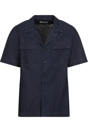 DRIES VAN NOTEN Heren, Overhemden, Blauw, Maat: XL Denim