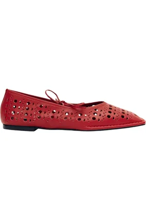 ALOHAS Dames, Schoenen, Rood, Maat: 40 EU Leer