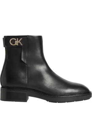 Calvin Klein Dames, Schoenen, Zwart, Maat: 36 EU Leer