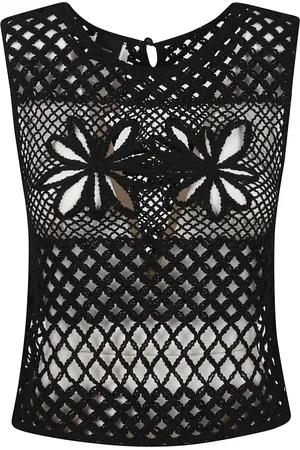 Pinko Dames, Tops, Zwart, Maat: L Viscose