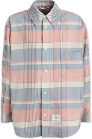 Thom Browne Heren, Overhemden, Veelkleurig, Maat: L Wol