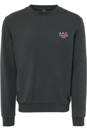 A.P.C. Heren, Sweatshirts & Hoodies, Grijs, Maat: M Katoen