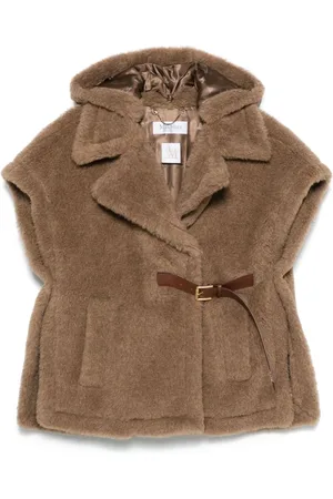 Max Mara Dames, Jassen, Bruin, Maat: M Zijde
