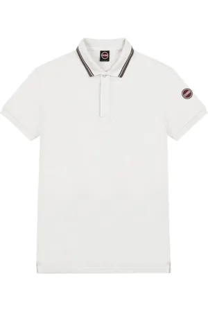Colmar Heren, Tops, Wit, Maat: 2XL Piqué