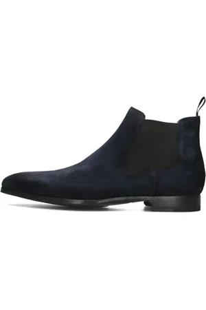 Magnanni Heren, Schoenen, Blauw, Maat: 40 EU Leer