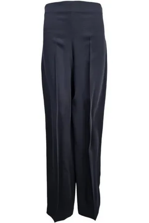 P.A.R.O.S.H. Dames, Broeken, Blauw, Maat: L Poliester