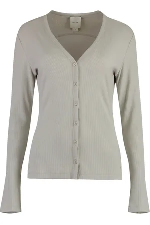 Calvin Klein Dames, Truien, Grijs, Maat: L Modal