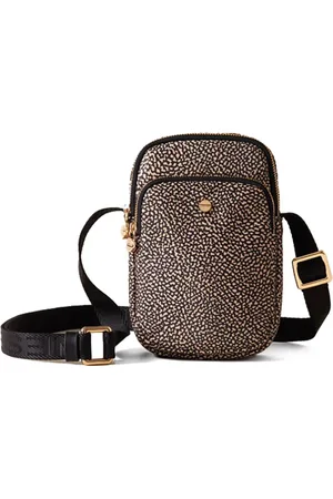 Borbonese Dames, Tassen, Bruin, Maat: ONE Size Leer