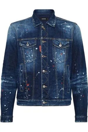 Dsquared2 Heren, Jassen, Blauw, Maat: L Denim