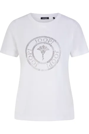 JOOP! Dames, Tops, Wit, Maat: S Katoen