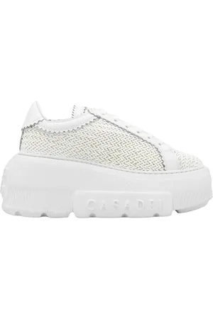 Casadei Dames, Schoenen, Wit, Maat: 37 EU Leer
