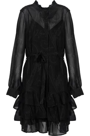 Silvian Heach Dames, Jurken, Zwart, Maat: XL Poliester