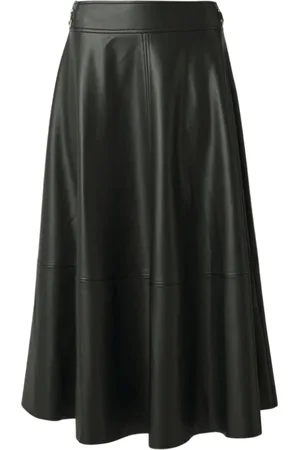Liu Jo Dames, Rokken, Zwart, Maat: XL Leer