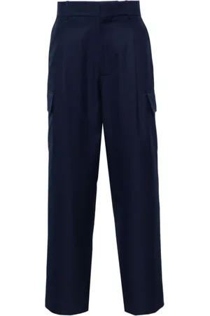 Drôle de Monsieur Heren, Broeken, Blauw, Maat: S