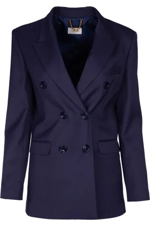 Elisabetta Franchi Dames, Jassen, Blauw, Maat: XS
