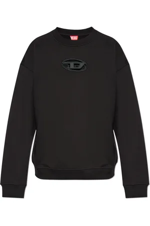 Diesel Heren, Sweatshirts & Hoodies, Zwart, Maat: L Katoen