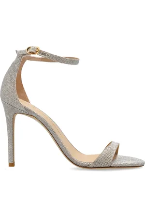 Stuart Weitzman Dames, Schoenen, Grijs, Maat: 40 1/2 EU Leer