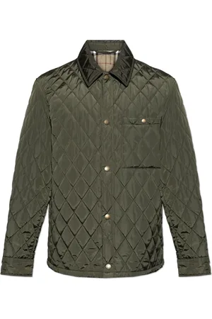 Burberry Heren, Jassen, Groen, Maat: L Katoen