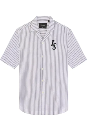 Lyle & Scott Heren, Overhemden, Wit, Maat: 2XL Katoen