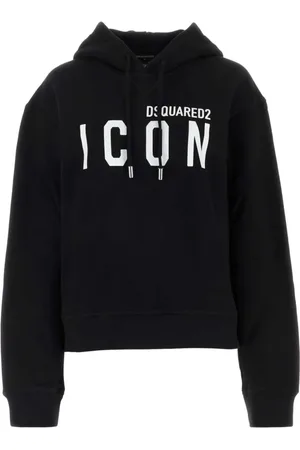 Dsquared2 Dames, Sweatshirts & Hoodies, Zwart, Maat: XS Katoen