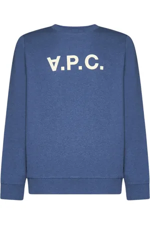 A.P.C. Heren, Sweatshirts & Hoodies, Blauw, Maat: S Katoen