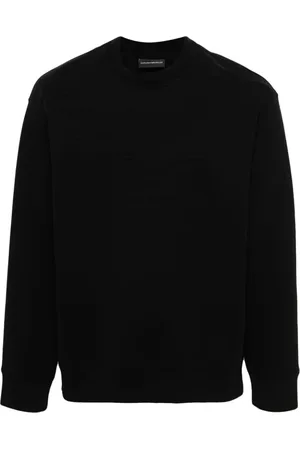 Emporio Armani Heren, Sweatshirts & Hoodies, Zwart, Maat: 3XL Katoen